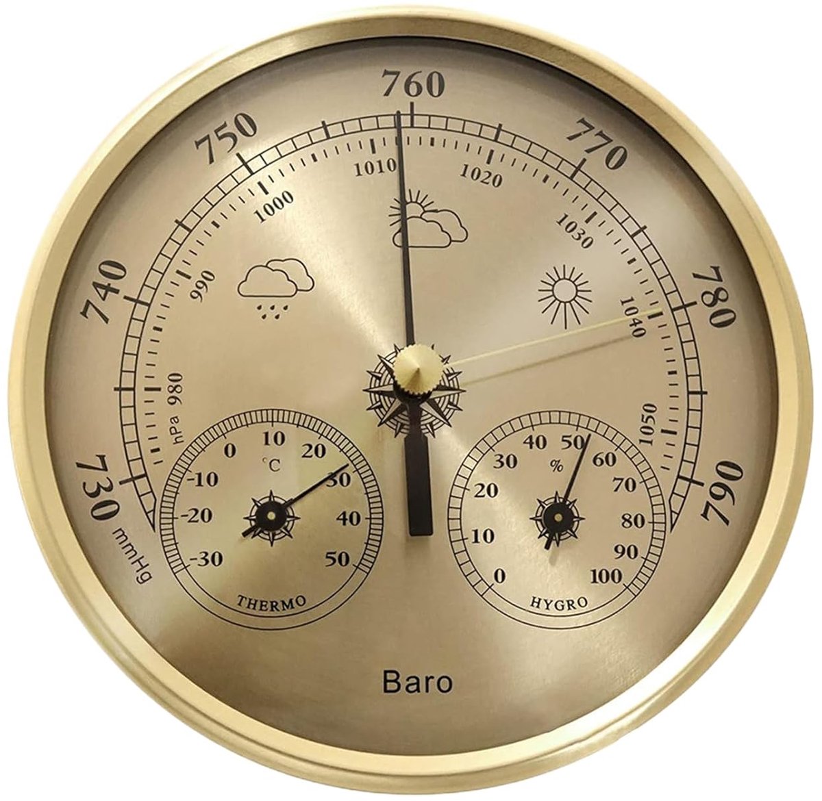 Luchtdrukmeter - Barometer Meting - Kamperen Outdoor - Zeer Nauwkeurig - 132 x 35 cm