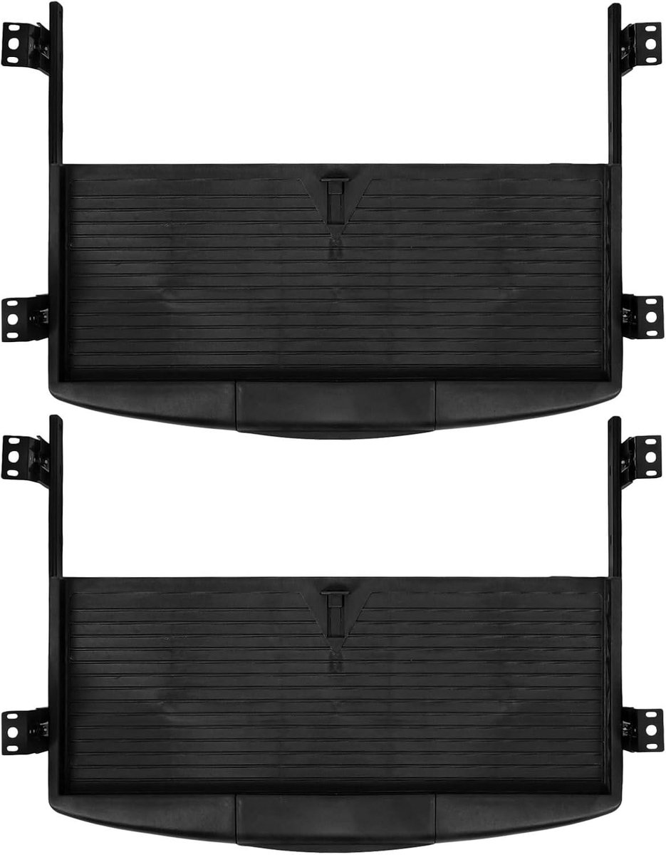 Toetsenbord Lade - Bureau Opberger - Werkplek Organiseren - Verstelbaar Schuifplatform - 53 x 25 cm - Zwart