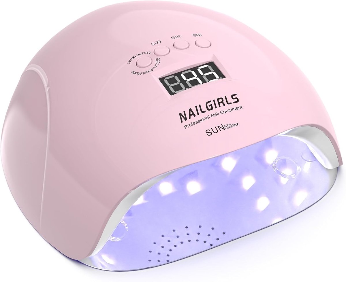 Nagel Lamp - UV LED Lamp - Nagels Drogen - Automatische Sensor - 21 x 15 x 9 cm - Roze