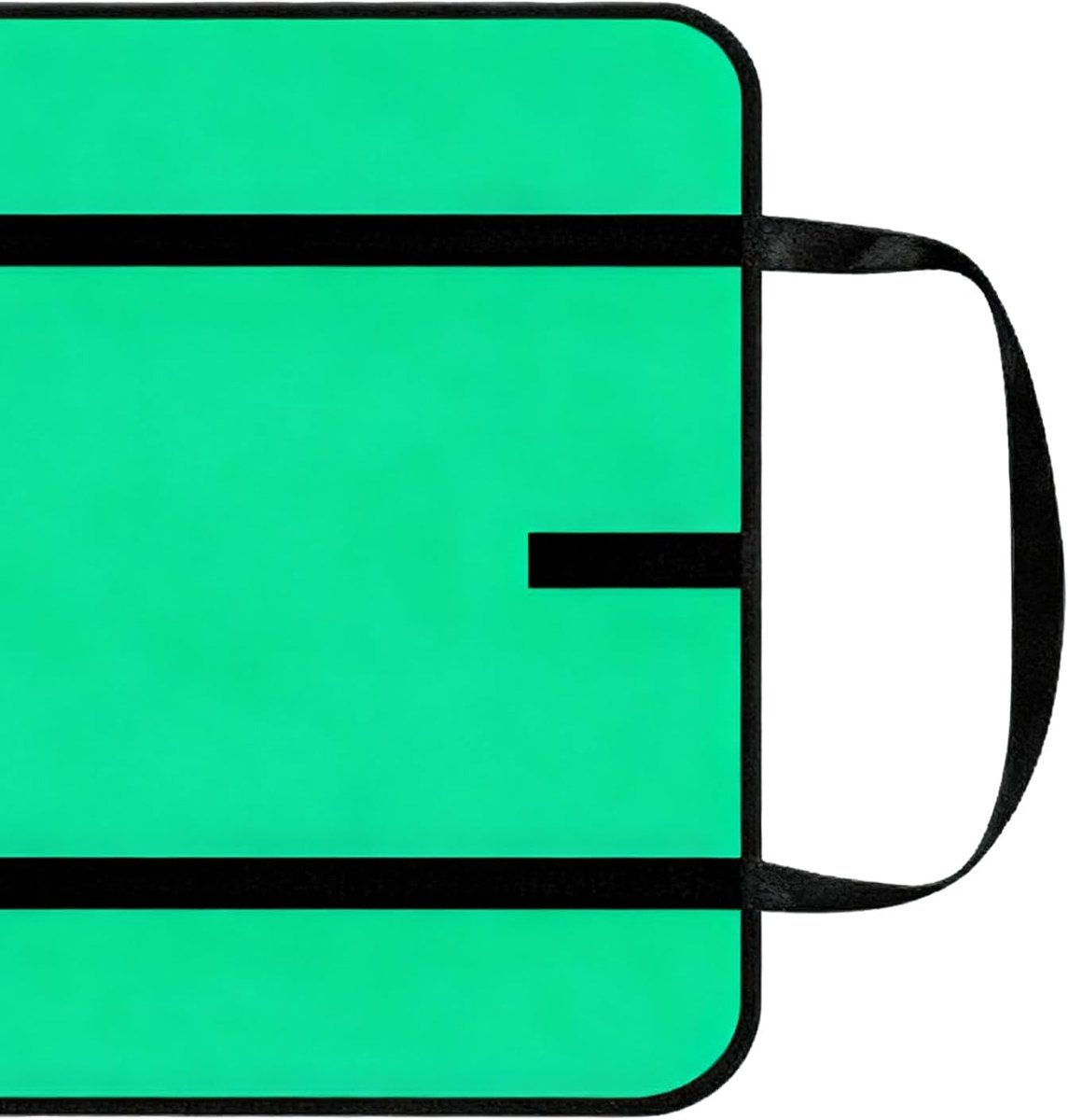 Brandhout Zak - Houtdrager Canvas - Open Haard Vullen - Waterbestendig Ontwerp - 100x50cm - Groen