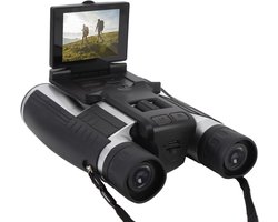 Verrekijker met Camera - Optiek met Zoom - Buitenactiviteiten Bekijken - Ingebouwde Opnamefunctie - 12x Optisch 8x Digitaal - Zwart