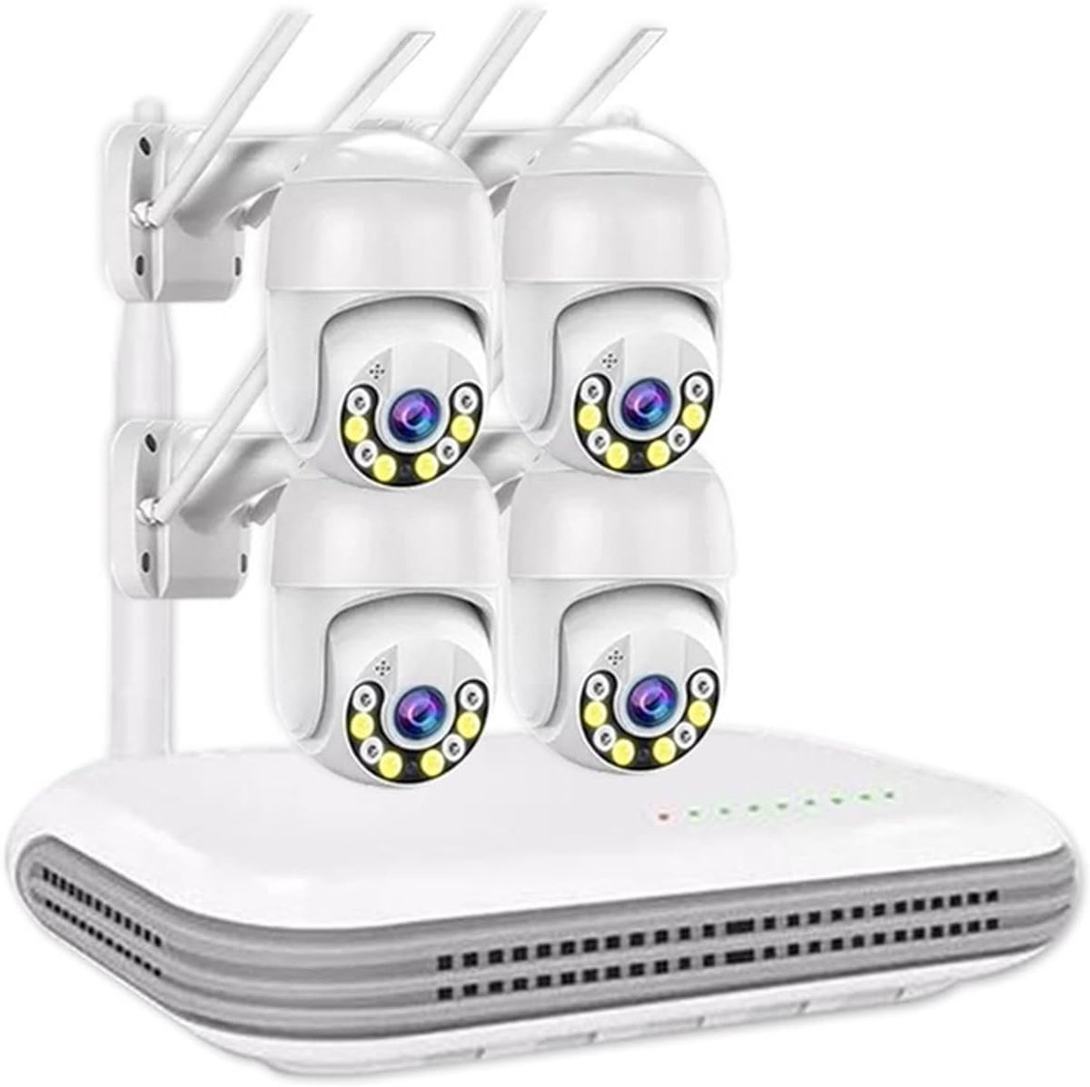 Beveiligingscamera Systeem - Buiten Camera Kit - Huis Beveiliging - Gezichtsdetectie - 4MP HD Resolutie