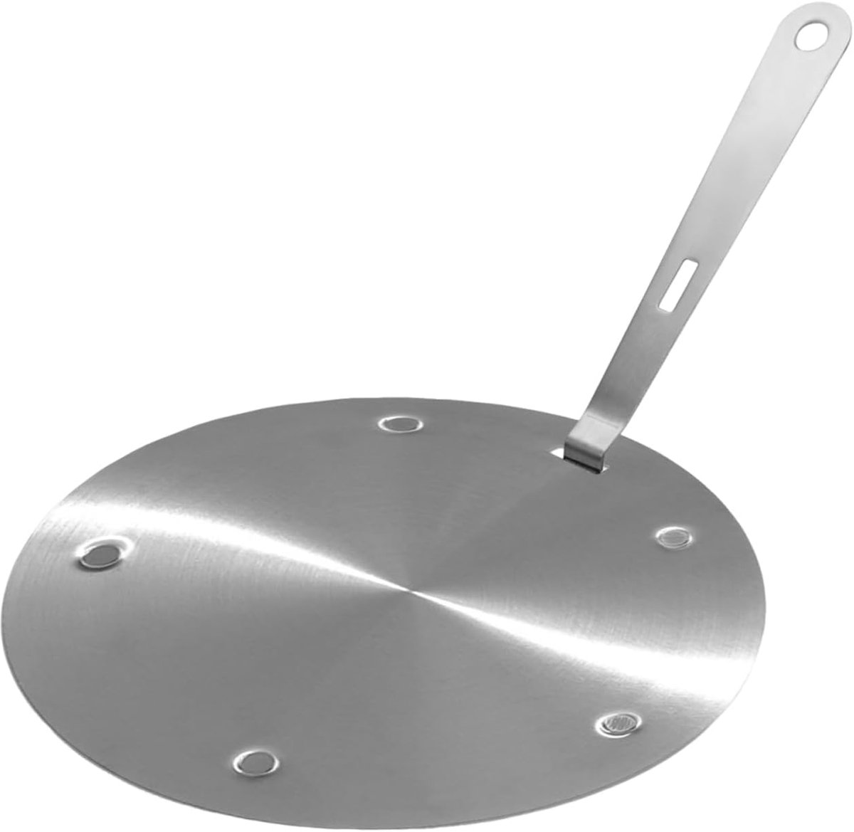 Inductie Adapter Warmteverspreider Plaat Koken Op Inductie Uniforme Warmte 20 cm Zilver
