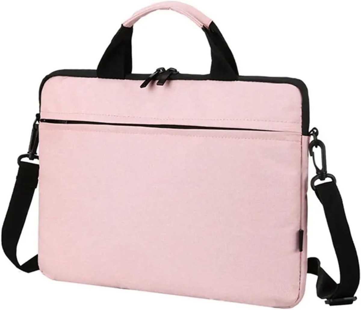 Laptop Tas Pouch - Notebook Cover - Veilig Transport - Schokbestendig Ontwerp - 15.6 Inch - Roze