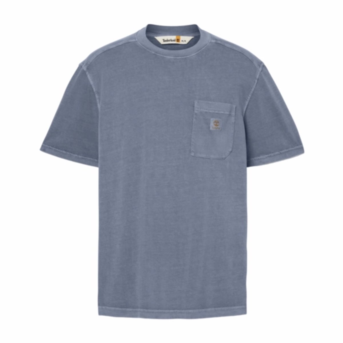 Timberland Merrymack River Garment Dye Chest Pocket T-shirt Met Korte Mouwen L Man Blauw