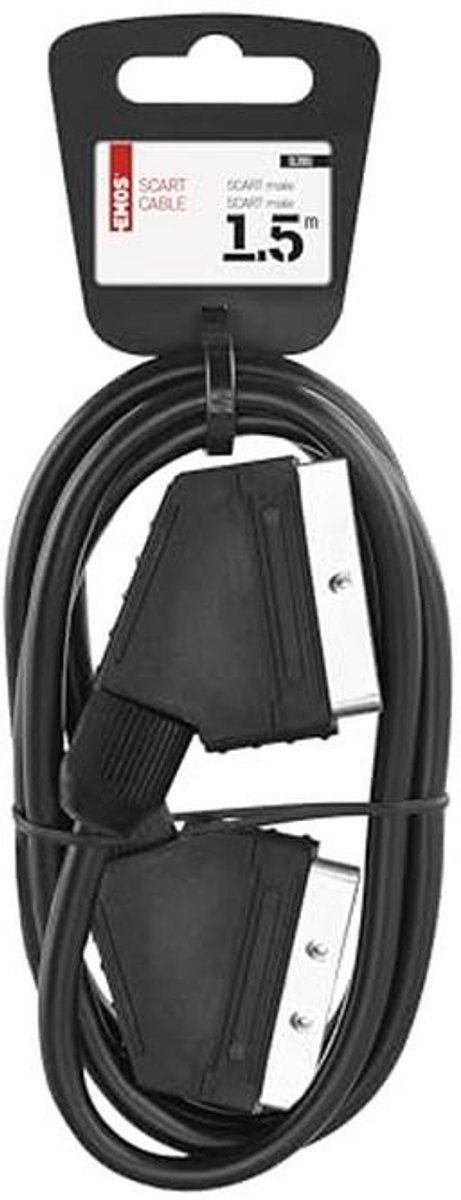 EMOS SL2001 adapter/AV scartkabel SCARTstekker, 1,5 m, ECO