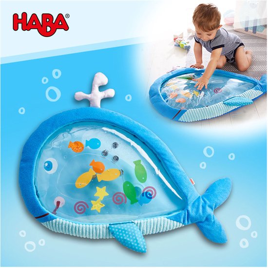 Haba Waterspeelmat Grote Walvis Junior 65 X 55 Blauw van HABA. — afbeelding 3