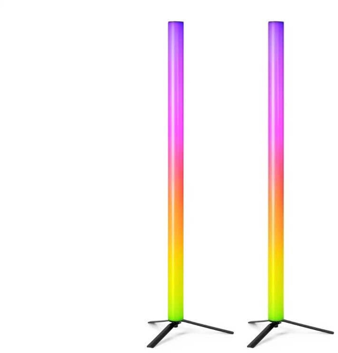 BeamZ Zeus LED Tube set van 2 stuks - Met RGBW LED’s - Draadloze DMX en 12 uur accuduur