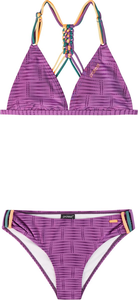 Protest PRTFimkes JR Bikini set Meisjes Gespsluiting Uitneembare vulling Normale pasvorm Paars