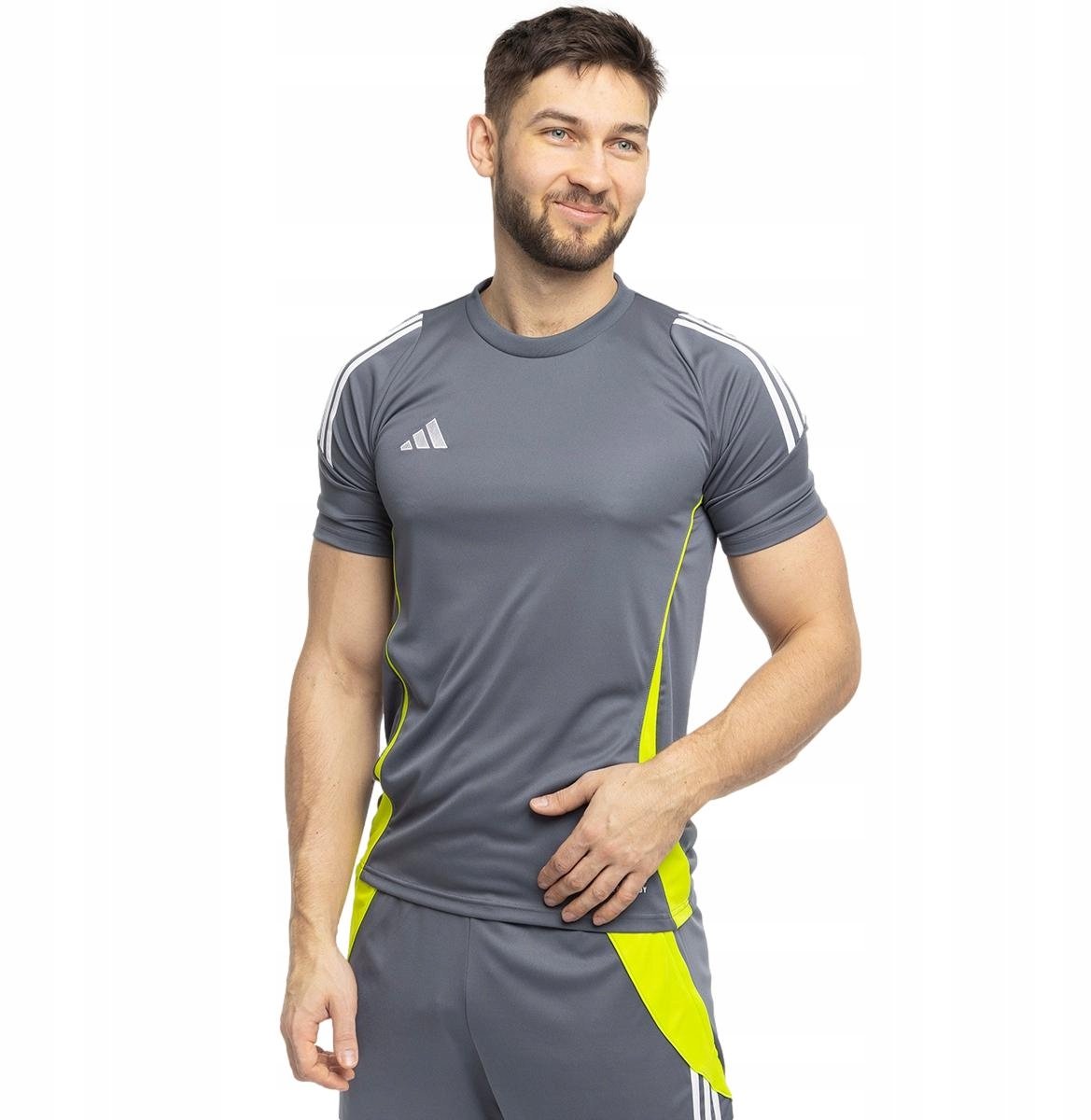 adidas Sportshirt Heren Tiro 24 – Polyester Grijs
