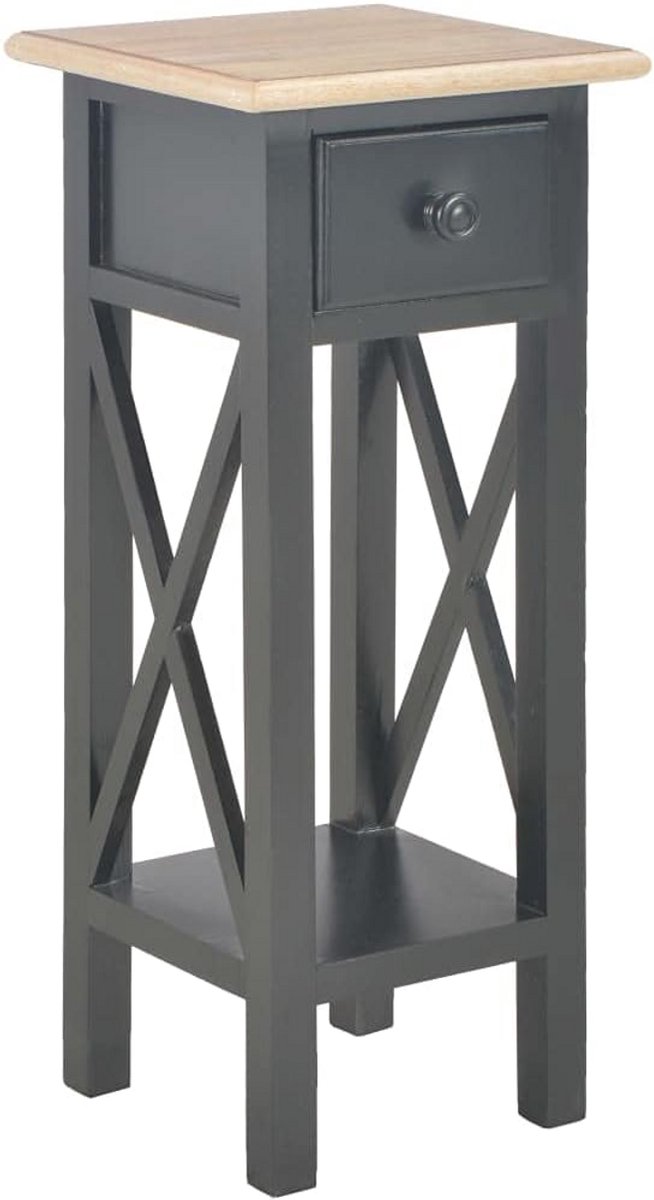 Houten Wandtafel met Lade voor Hal of Slaapkamer - Compact Ontwerp