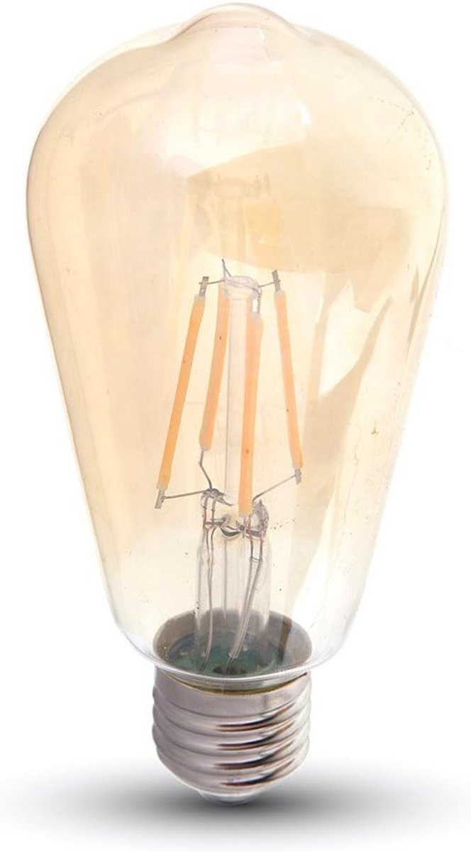 LED-lamp E27 fitting warmwit glas energiezuinig