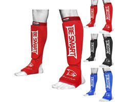 BeSmart Shin Instep Pads MMA Leg Foot Guards Muay Thai Kick Boxing Guard Protector
