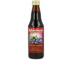 Rabenhorst Bosbessen 100% Bio 330 ml