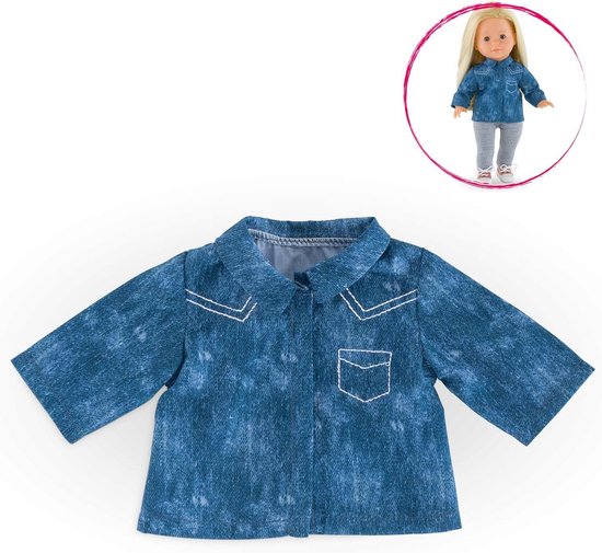 Poppenkleding Shirt Blauw voor 36 cm Poppen — afbeelding 2
