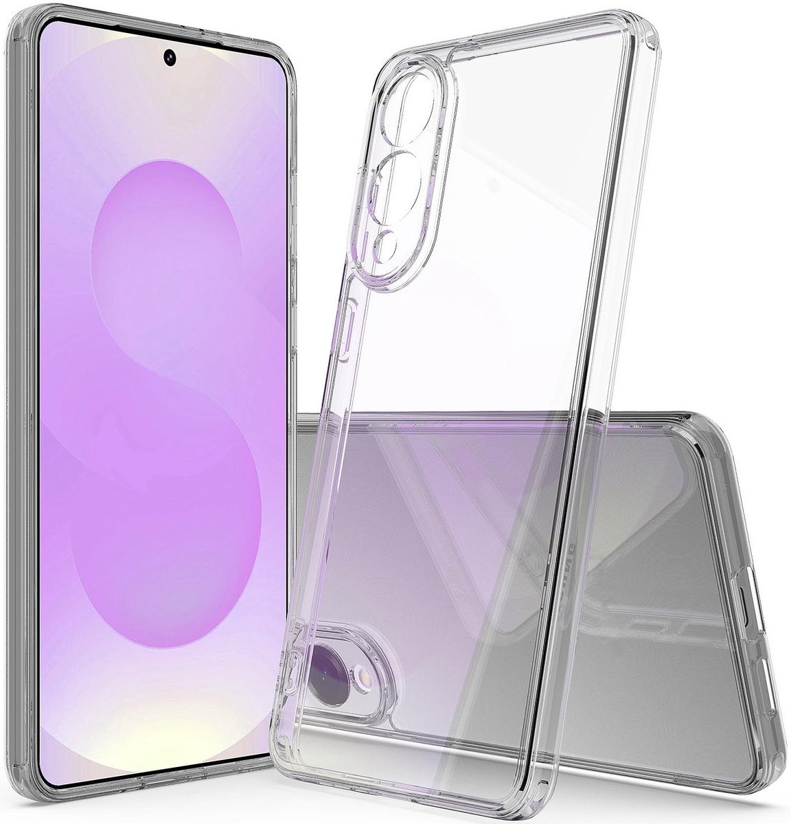 Hoesje geschikt voor Samsung Galaxy S25 Edge - Phonesta Scratchproof Back Cover - Transparant