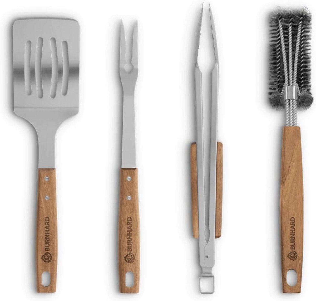 BBQ accesoires - BBQ gereedschap set - RVS barbecue gereedschap - Tangenset