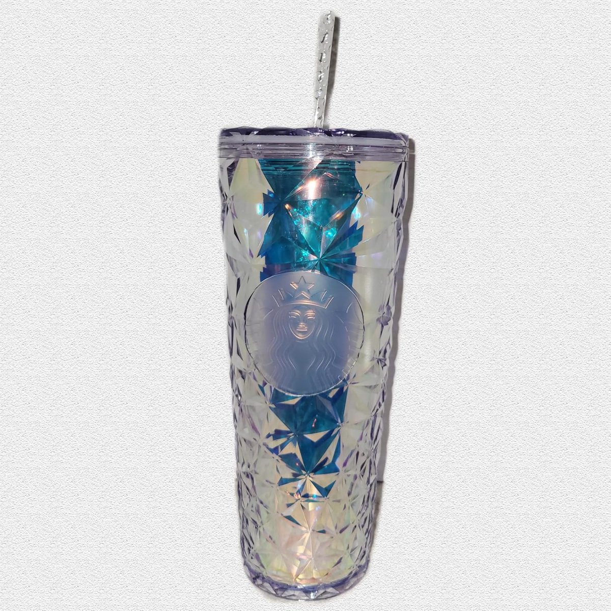 Kristallen Diamant Prism Tumbler voor Koude Dranken Venti 24oz