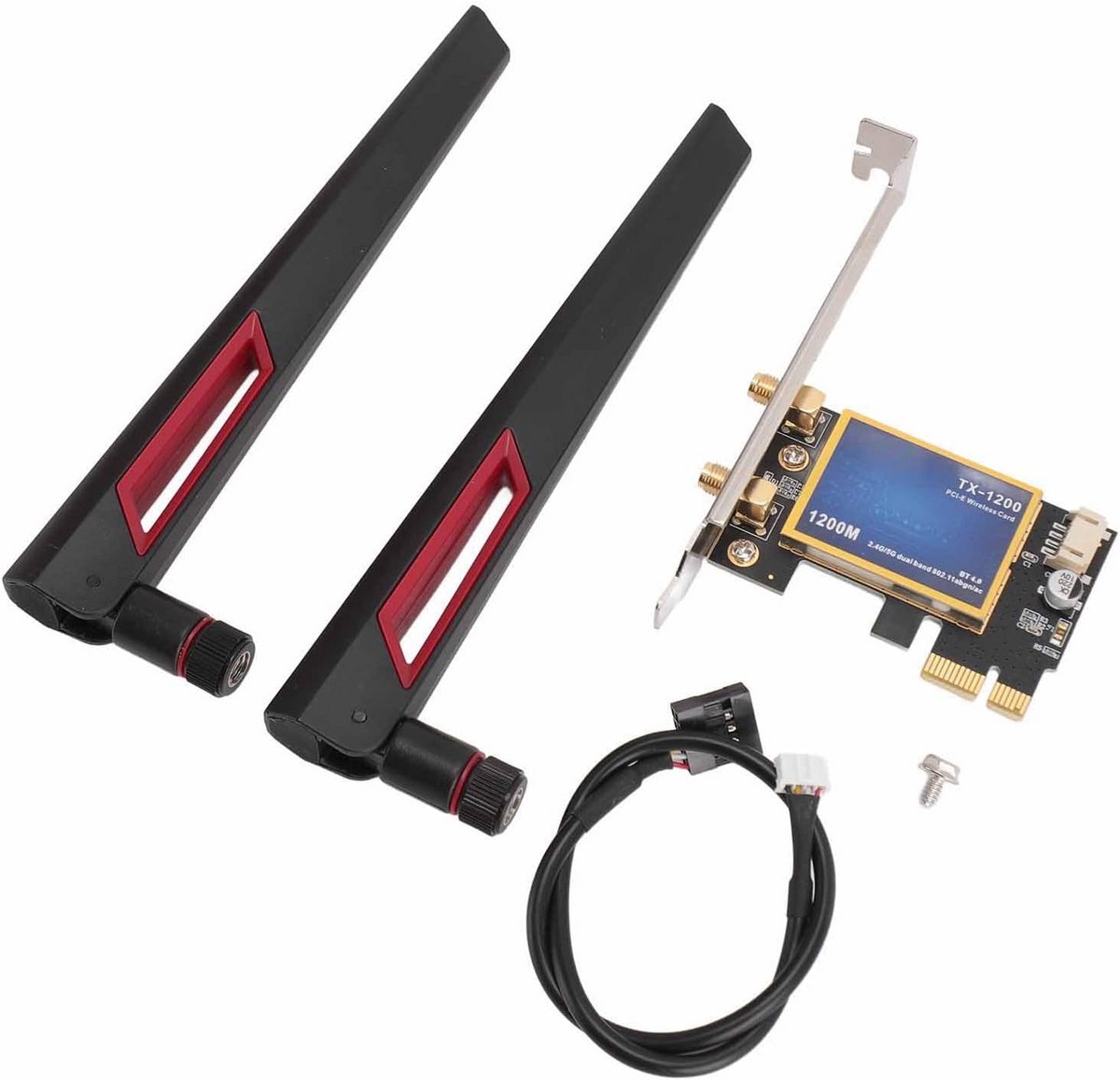 PCI Express WiFi Kaart 1200 Mbps Dual-Band met 10 dBi Antennes