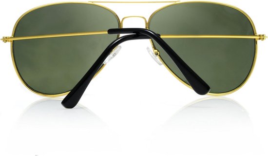 Unisex Aviator Zonnebril met UV400 Spiegeleffect - Lichtgewicht en Comfortabel — afbeelding 2
