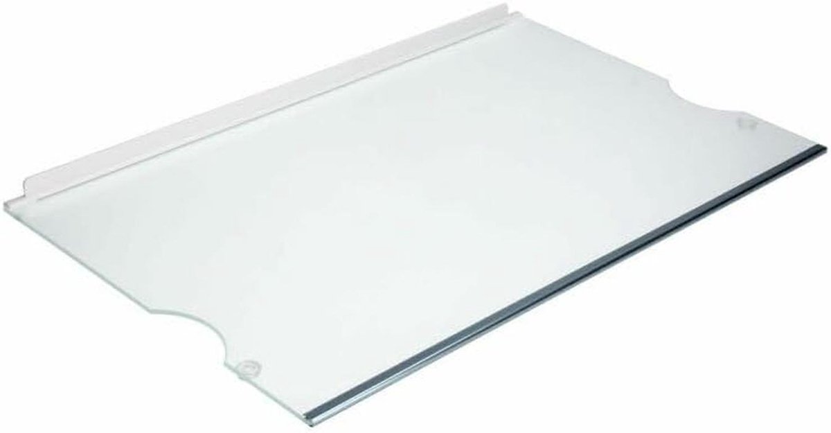 Glasplaat voor Koelkast en Koelvriescombinatie 480x305 mm met Strips
