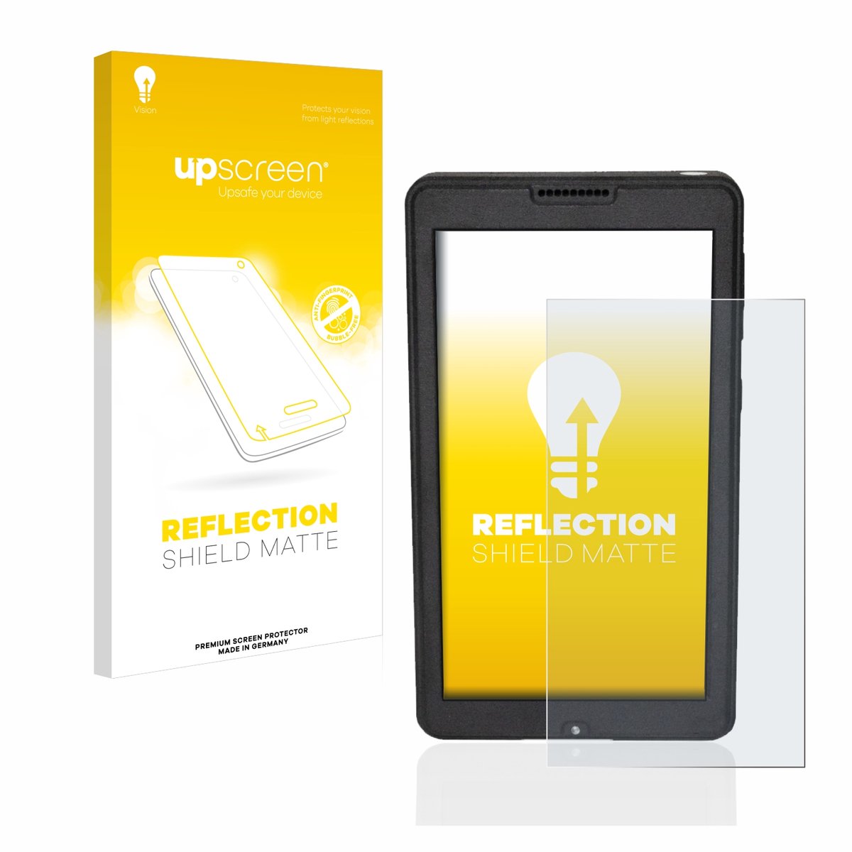 upscreen - Screenprotector voor Naviter Oudie N 5.5" - Folie Beschermfolie anti glare matte