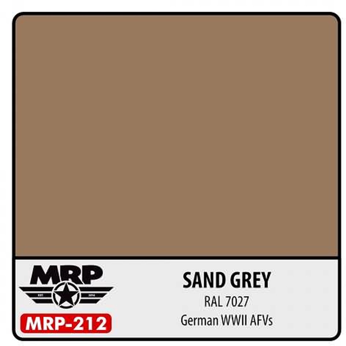 Mr. Paint MRP-212 - Sand Grey – RAL 7027 – 30 ml verf voor Airbrush & Detailwerk