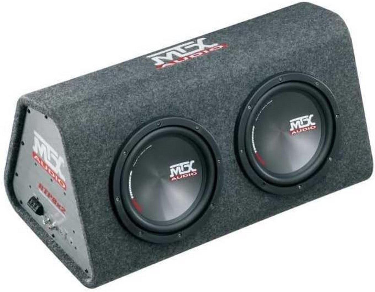 Actieve gesloten subwoofer met dubbele 20 cm drivers en 240W RMS versterker