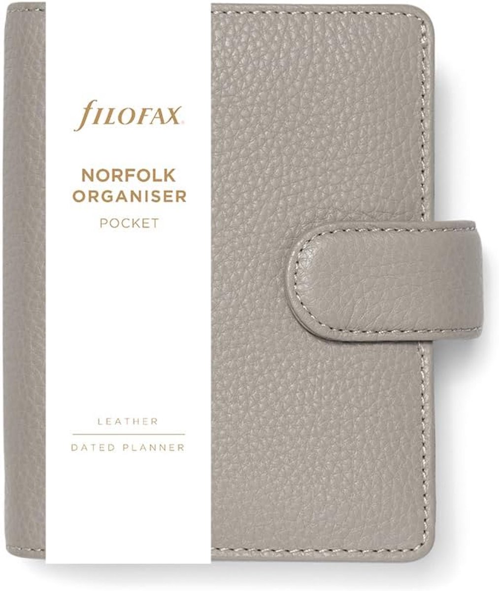 Pocket Organizer A7 Leer Zacht Soepel Weekplanner Inclusief