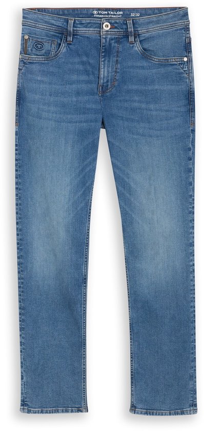TOM TAILOR Heren Jeans Troy Slim, 10263 - Black Stone Wash
