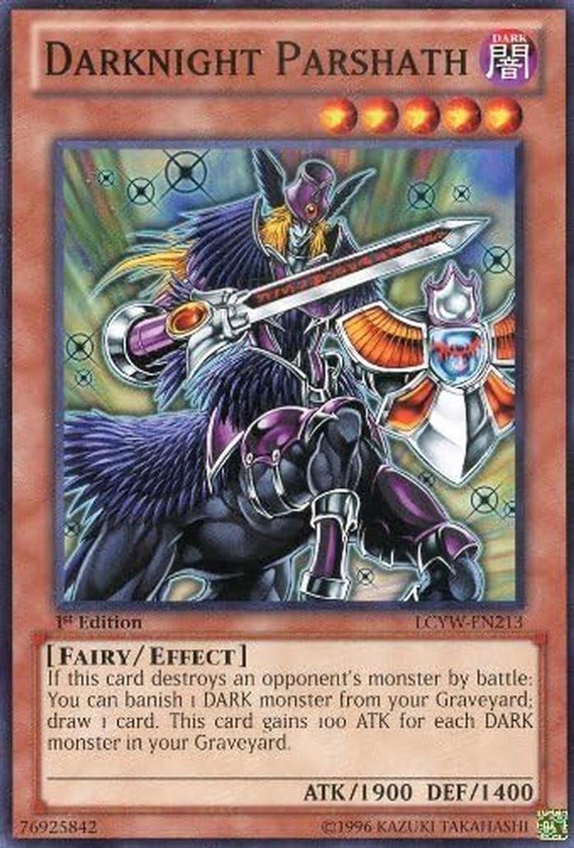 Ruilkaart Darknight Parshath - Common - Legendary Collection 3: Yugi's World - 1e Druk