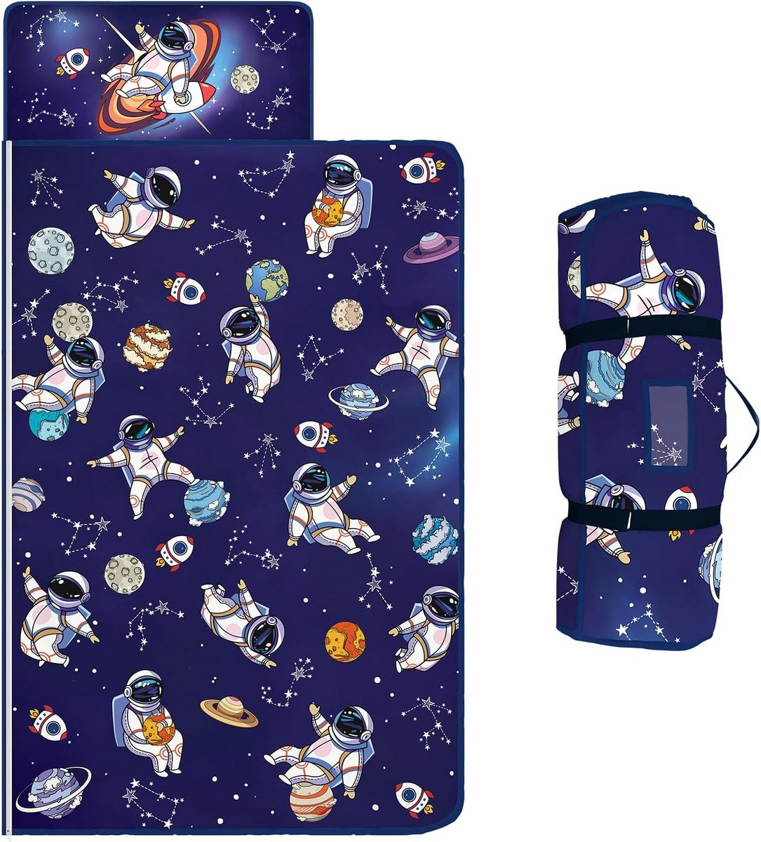 Warme Kinder Slaapzak 150x60 cm met Afneembaar Kussen en Deken