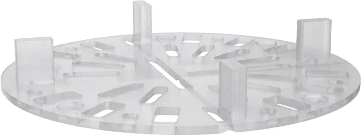 Renoplast RENOSLIM Terrassteun Terrasconsole Terrasbevestiging Terrasplaten Bestratingsondergrond Hoogte 2,2 mm Voegmortel 4 mm Transparant 10 stuks