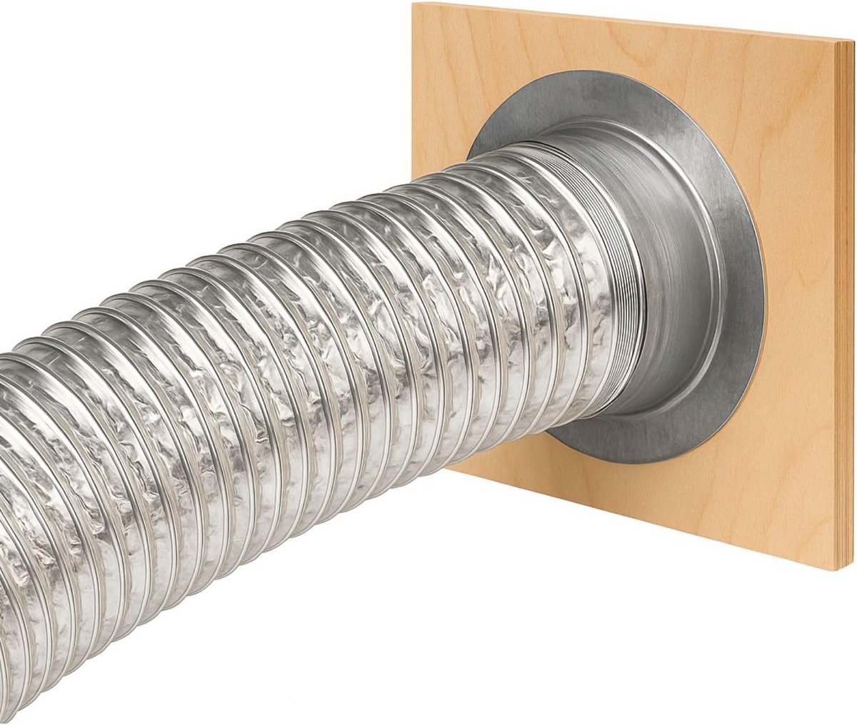 Aansluitflens 150mm voor Buisventilator en Afzuigslang