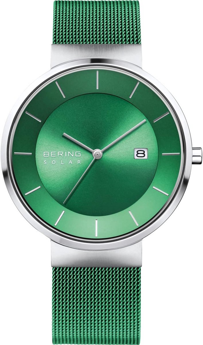 Herenhorloge Solar Movement RVS met Krasvast Saffierglas