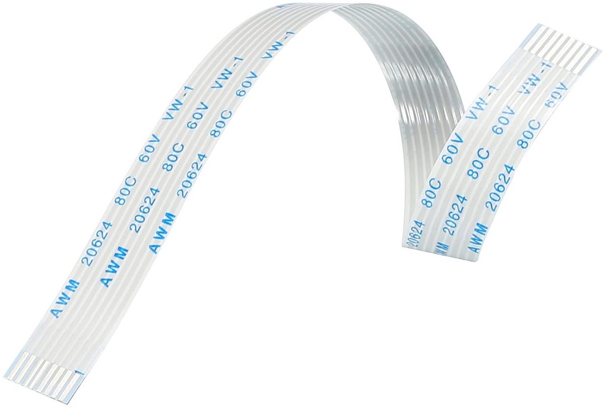Flexibele Platte Kabel Verlenging Voor 3D Printer Camera en DVD Speler - 8 Pinnen