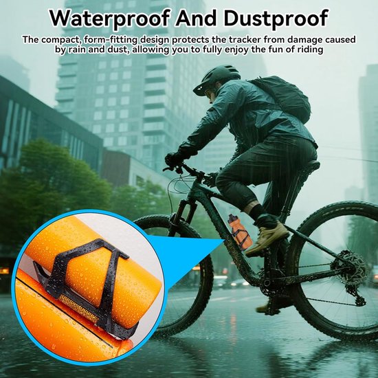 Waterdichte Fiets GPS Tracker Houder voor Smart Tag & AirTag met Universele Flessenkooi — afbeelding 5