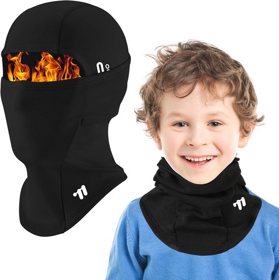 Thermofleece Kinder Bivakmuts - Wintergezichtsmasker en Nekwarmer voor Jongens en Meisjes (6-12 jaar)