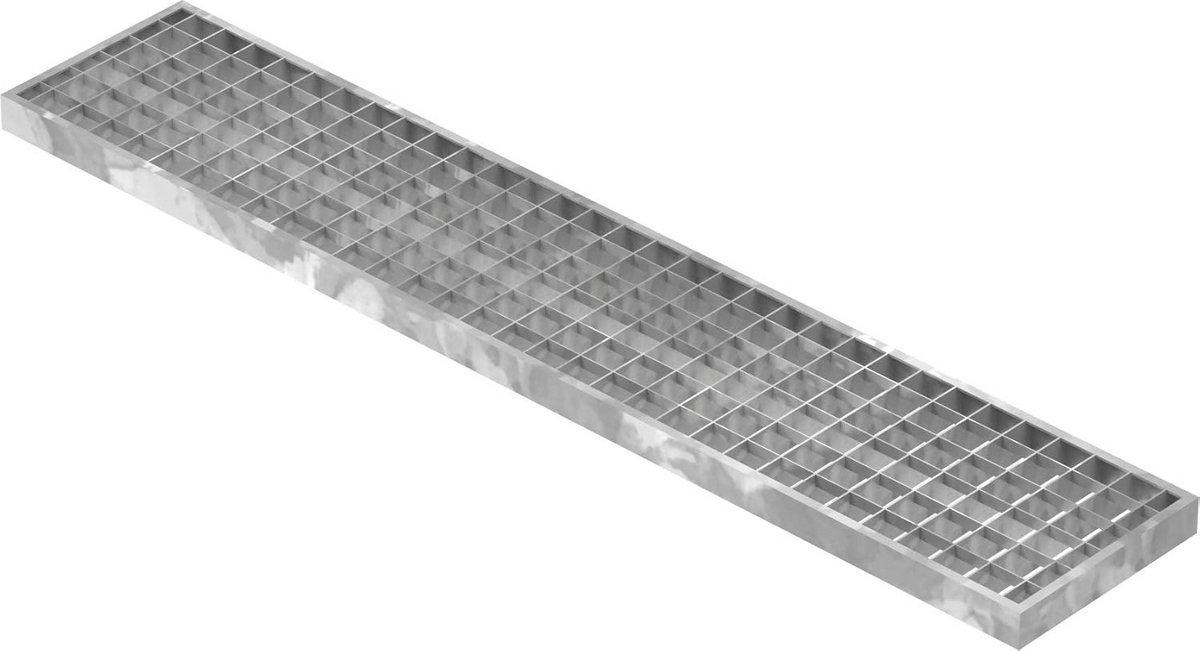 Industrieel Gaffelrooster Gegalvaniseerd 190x990mm met U-profiel Rand