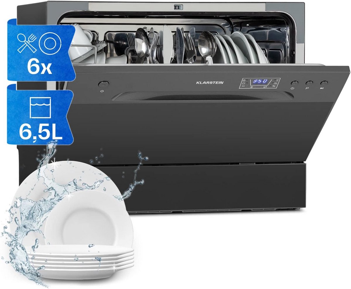 Mini vaatwasser - Kleine afwasmachine - 5 programma's - Energieklasse D - Keukentafel