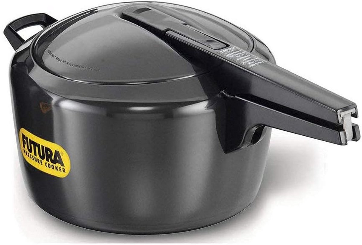 Efficiënte Snelkookpan 5 Liter Hard Geanodiseerd Zwart