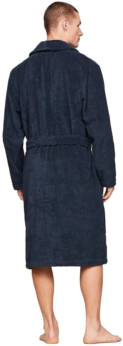 Tommy Hilfiger - Badjas Donkerblauw - Heren - Regular - fit — afbeelding 6