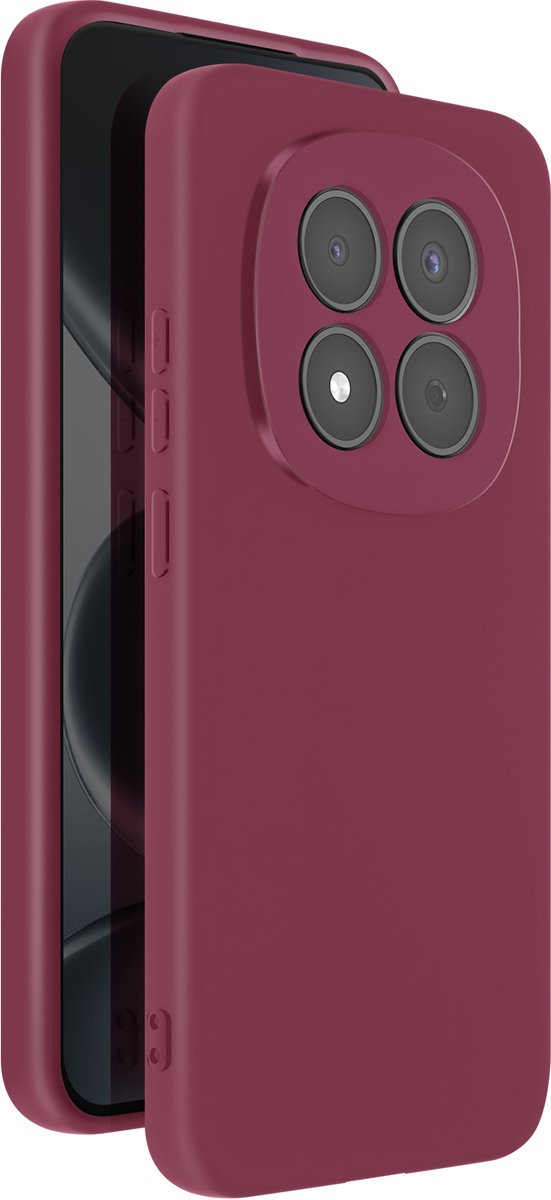 Avizar Soft-Touch Hoesje voor Redmi Note 15 Pro 5G van Antislip Siliconen, Bordeaux