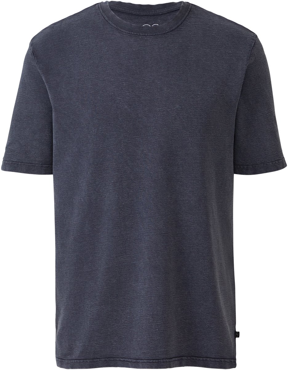 Gewassen T-shirt met slubstructuur