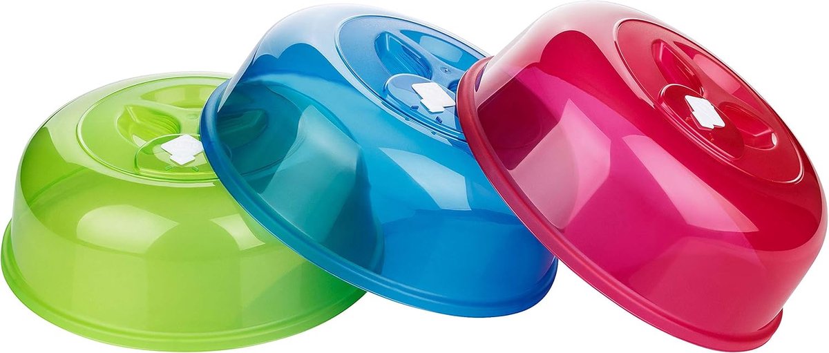 XL Magnetron Deksel Set van 3 met Ventilatiegaten