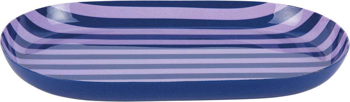 Present Time - Dienblad Animado Oval Small - Blauw - 25x15x2,5 cm