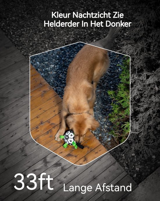 ieGeek Beveiligingscamera Draadloos Buiten - 2K Ultra HD - Camerabewaking - Bewakingscamera Voor Buiten - Buitencamera - Buiten Camera Met Nachtzicht - Oplaadbaar - Met WiFi en APP - Zwart - 3 Stuks van Merkloos — afbeelding 2