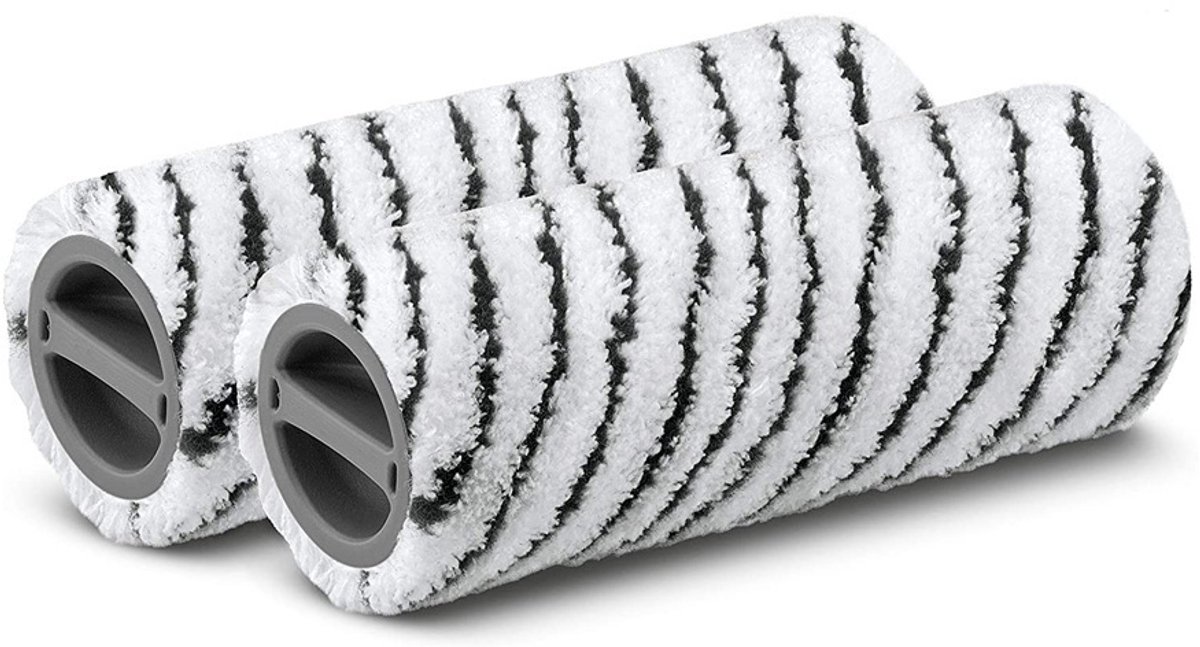 Geschikt voor Kärcher FC Steen- en Tegelrollers voor Karcher FC3, FC5, FC7 Elektrische Vloerreiniger Dweil, Microvezelrollers - 2-Pack-Belle's product