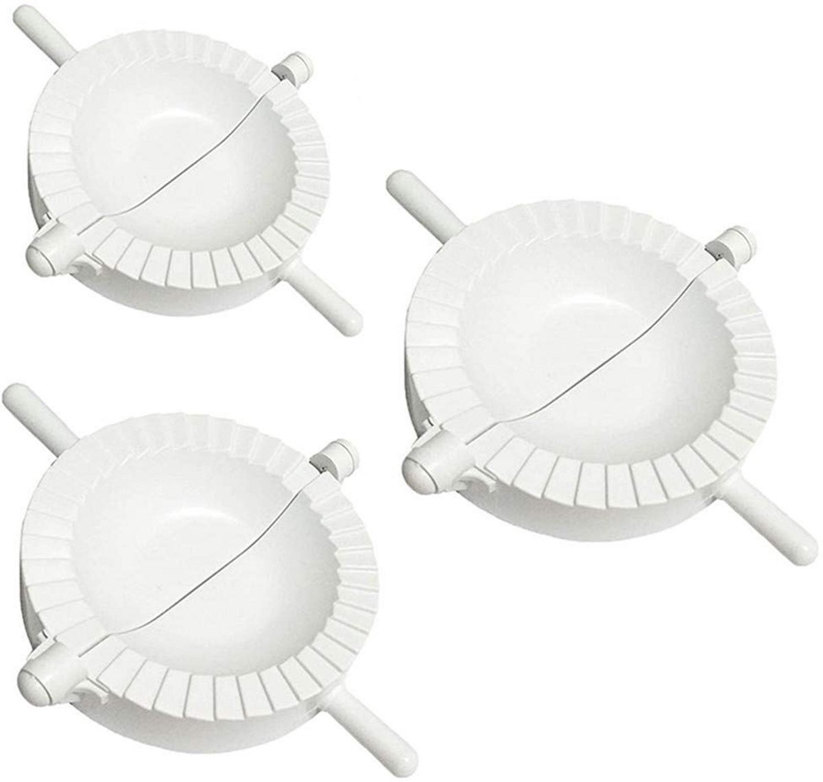 3 stuks vormen voor ravioli en deegpers, keukengerei