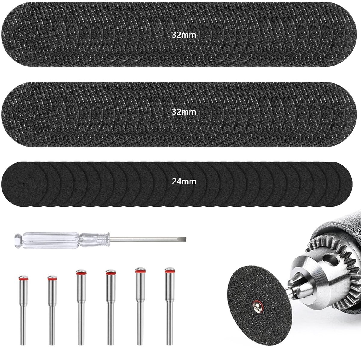 Snijschijven Set - Hars Schijven - Metaal Bewerken - Ruime Keuze - 32mm en 24mm